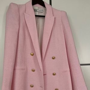 Pink Zara blazer